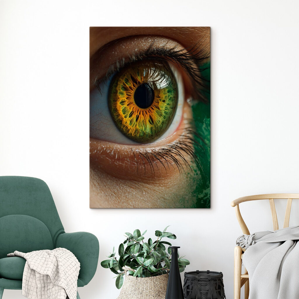 Een iris in goudgroen — interieur 5