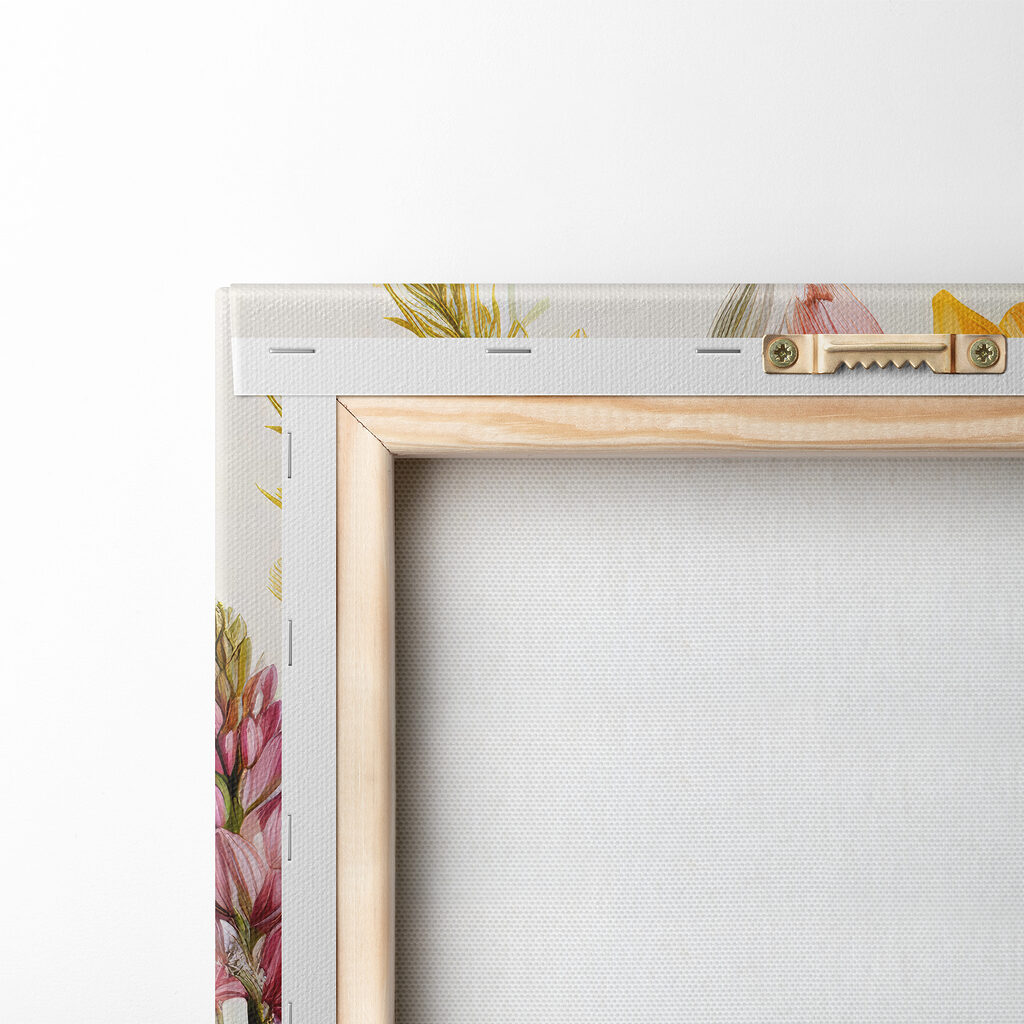 Veldbloemen in illustratielijnen — achterkant