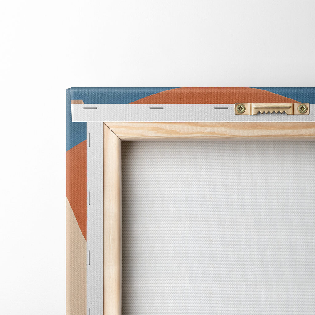 Een trap langs terracotta — achterkant