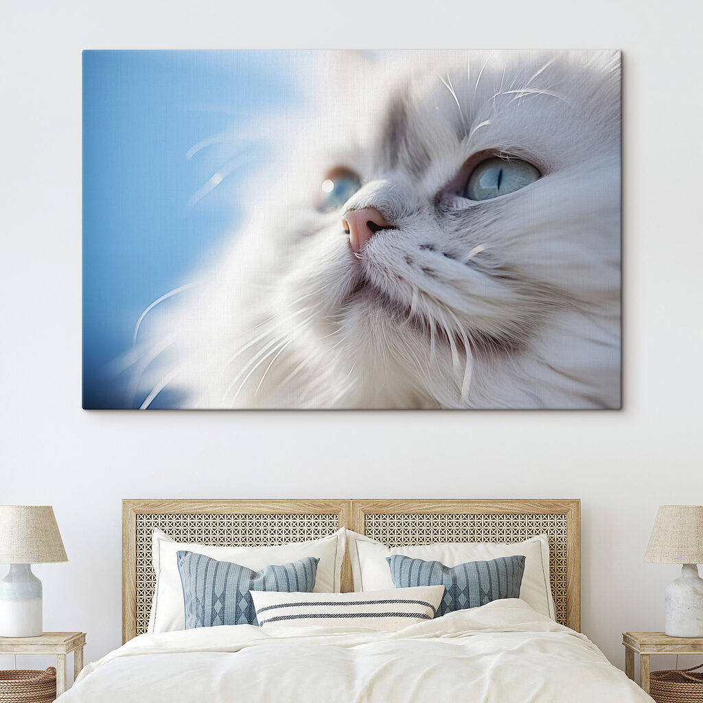 Een kattenblik in winterwit — interieur 1