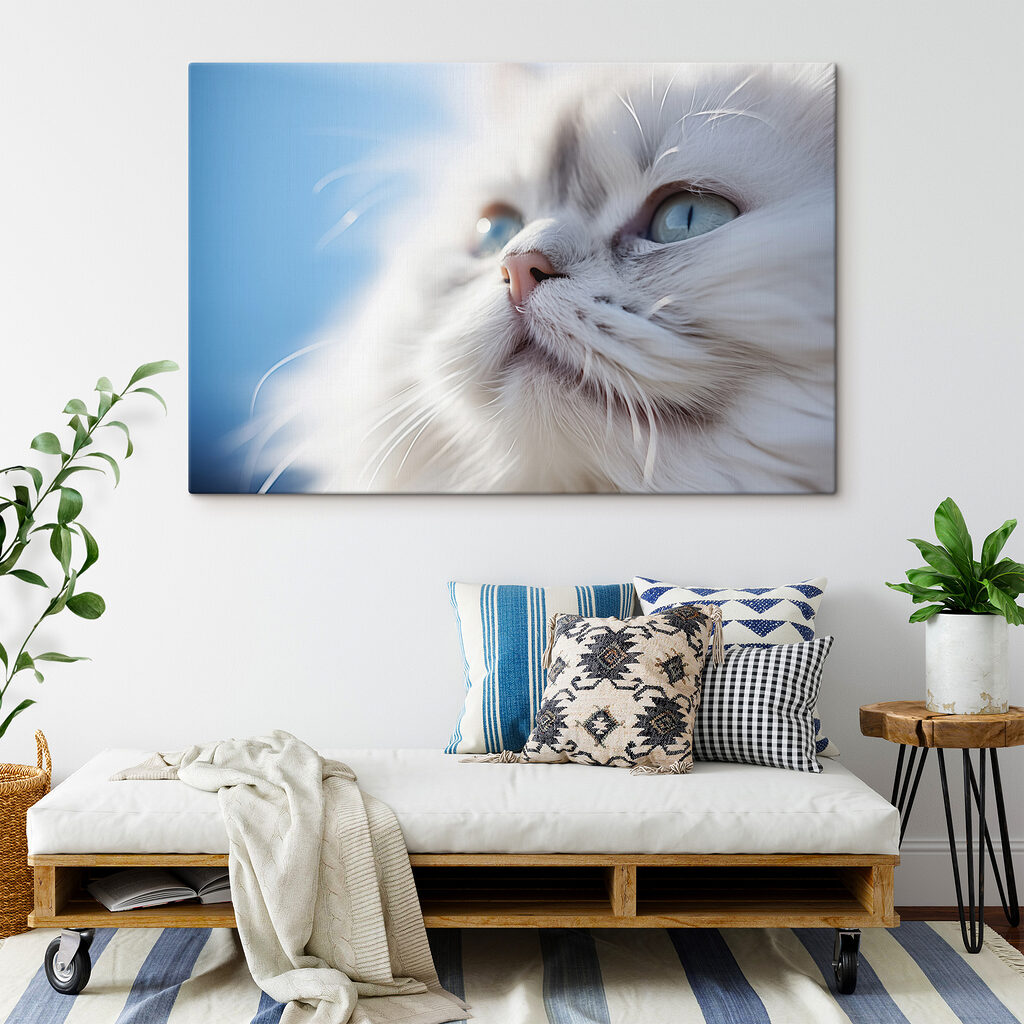 Een kattenblik in winterwit — interieur 2