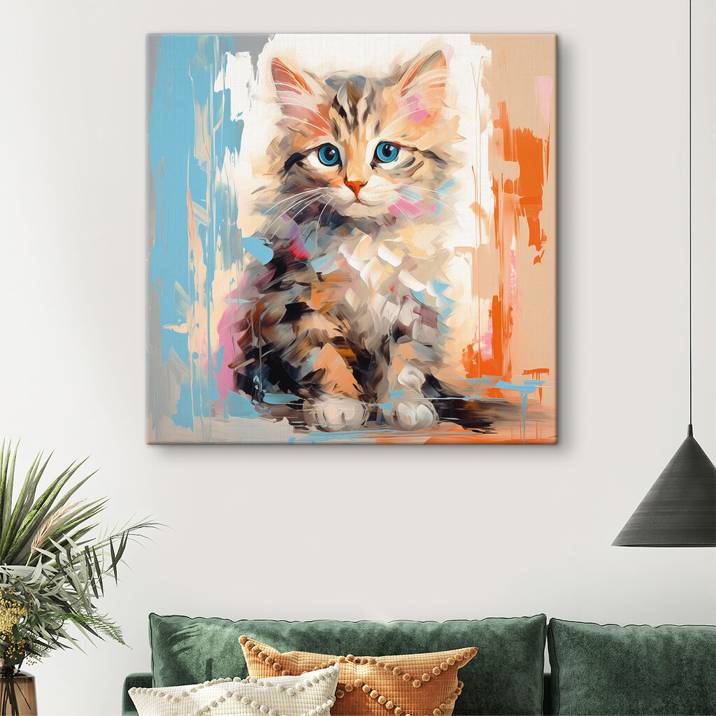 Katje in lichte verfsnippers — interieur 3