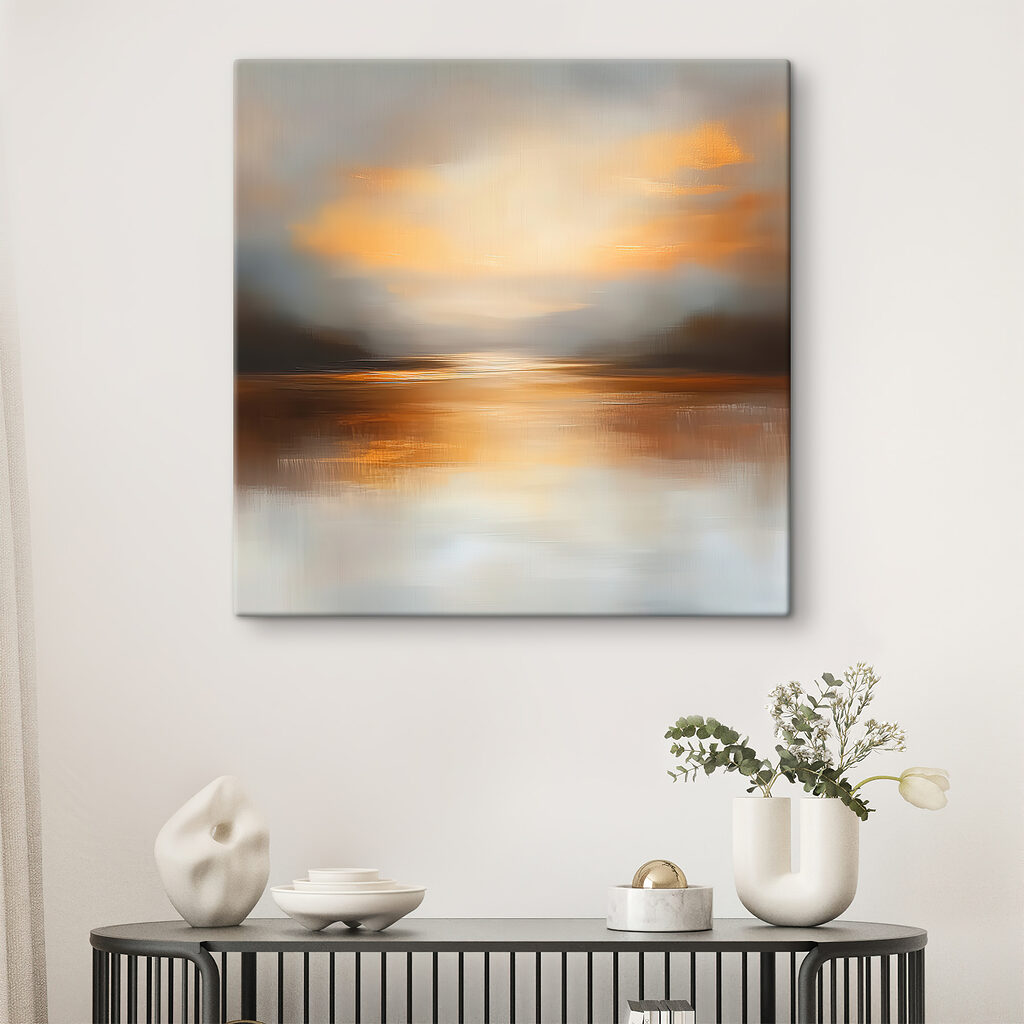 Gouden avond, wazige weerspiegeling — interieur 2