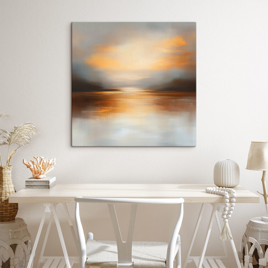 Gouden avond, wazige weerspiegeling — interieur 3