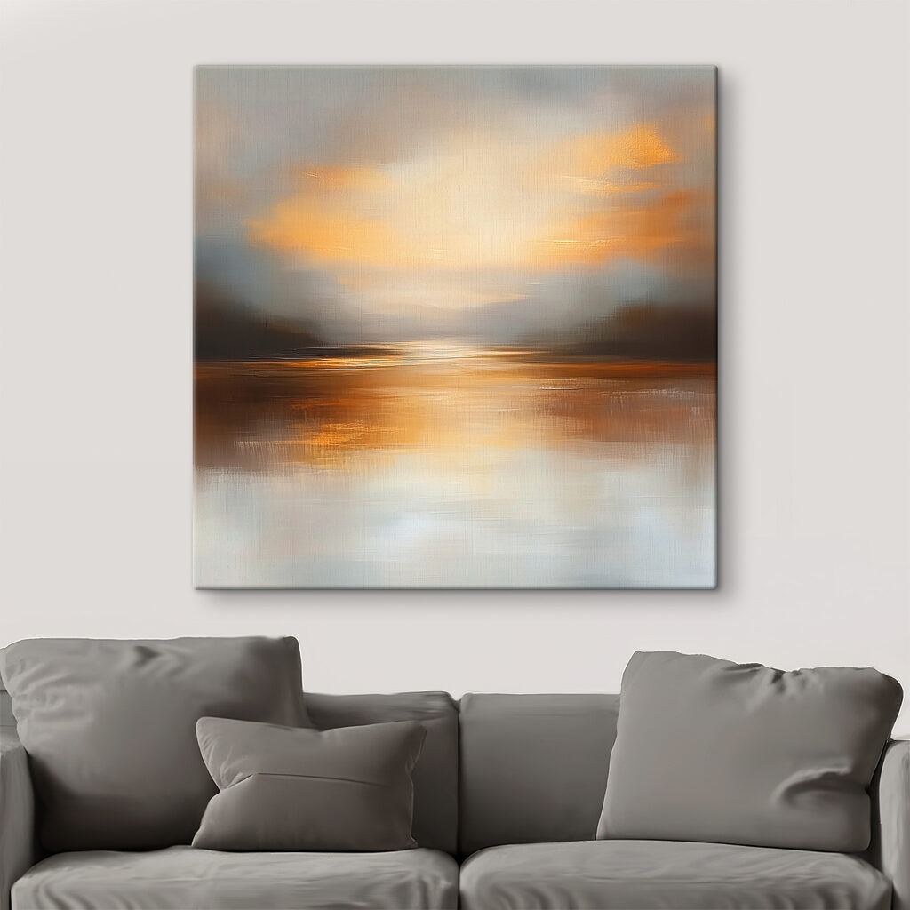 Gouden avond, wazige weerspiegeling — interieur 4