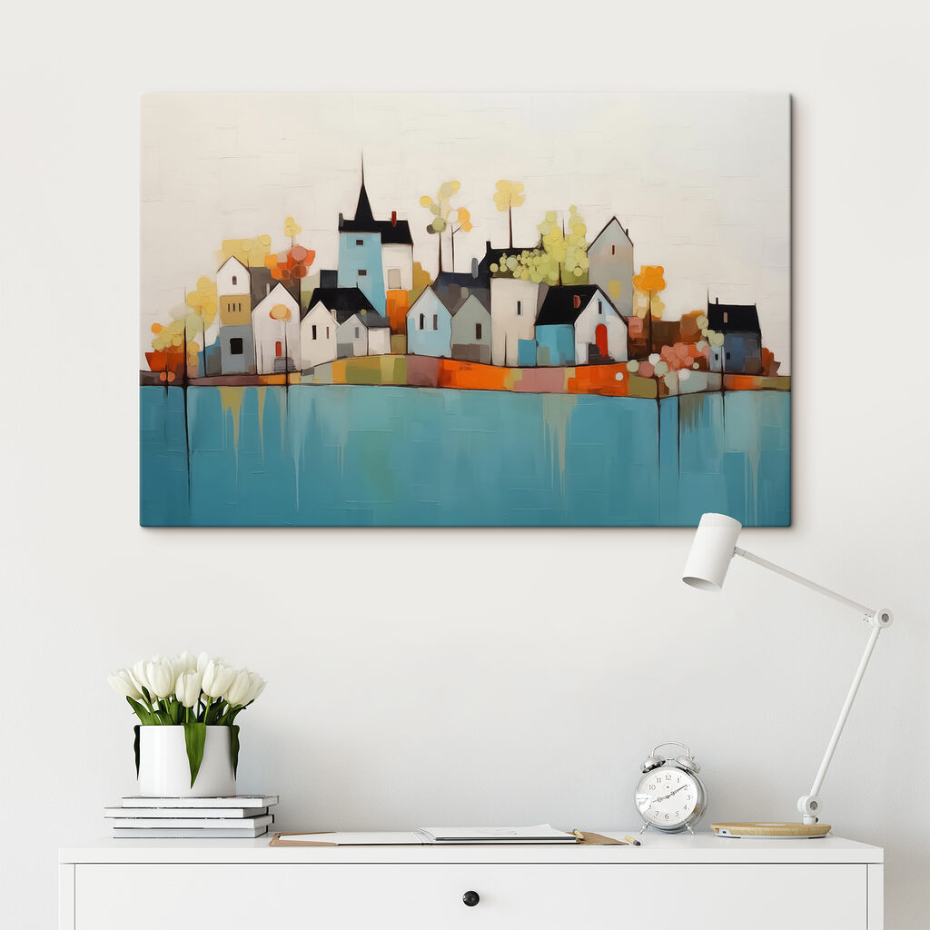 Een dorp boven turquoise — interieur 2