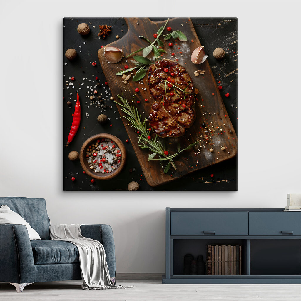 Steak tussen kruiden — interieur 2