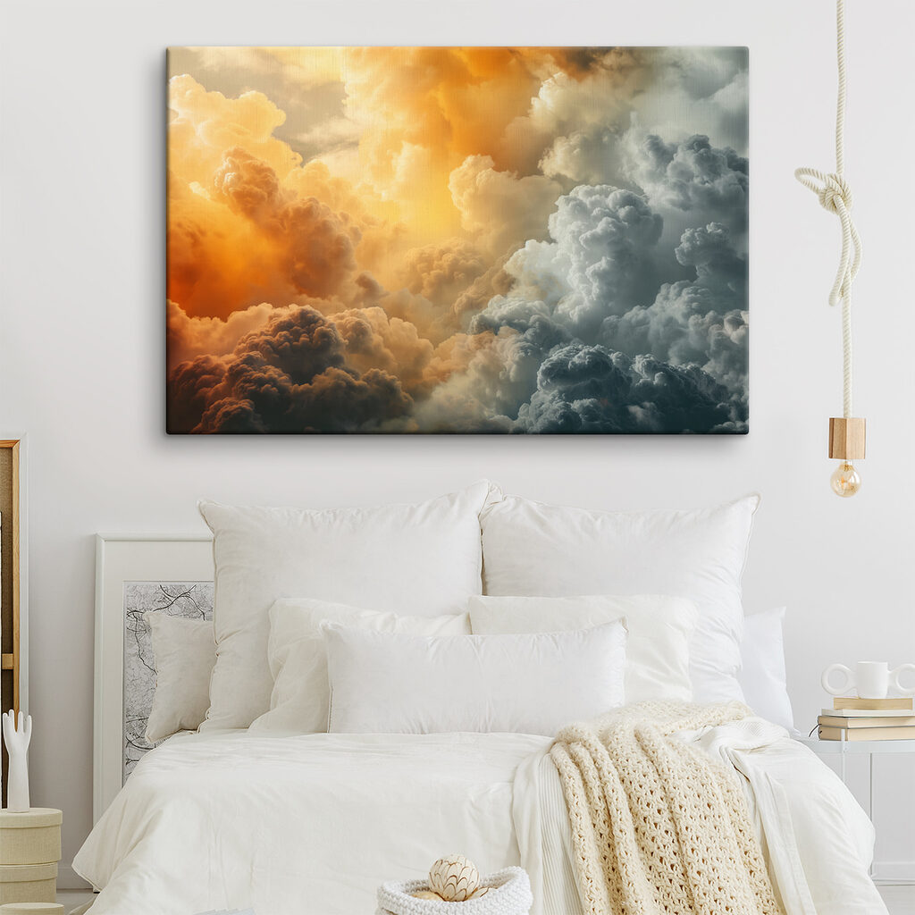 Zonlicht breekt door wolken — interieur 2