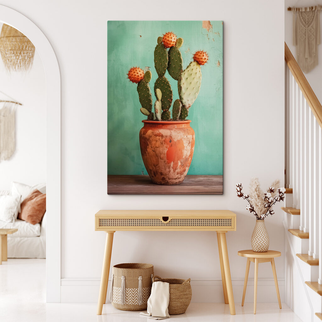 Een cactus in terracotta — interieur 2