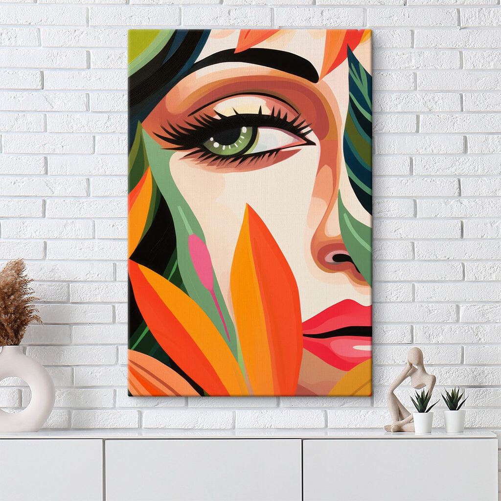 Groene blik tussen bladeren — interieur 2