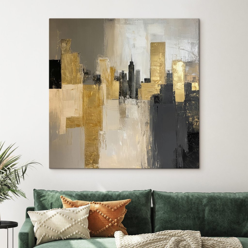 Een skyline in goudgrijs — interieur 2