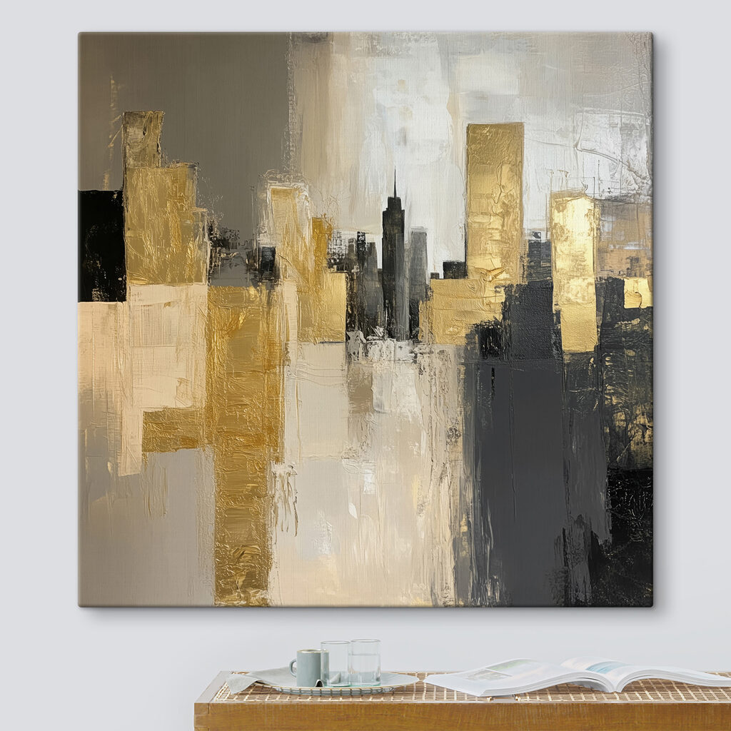 Een skyline in goudgrijs — interieur 4