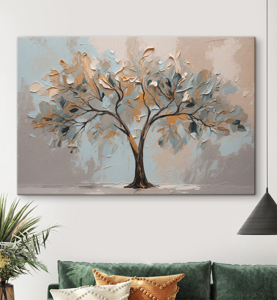 Boom in bleke verf — interieur 2