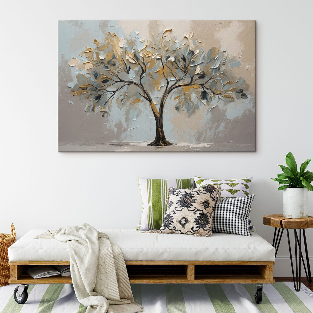 Boom in bleke verf — interieur 4