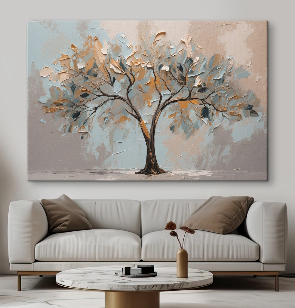 Boom in bleke verf — interieur 1