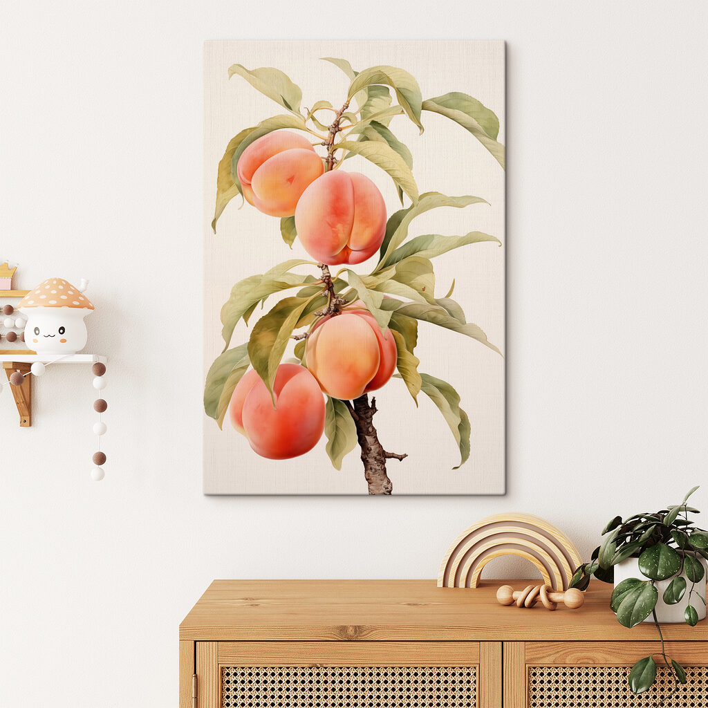 Perziken aan groene tak — interieur 1