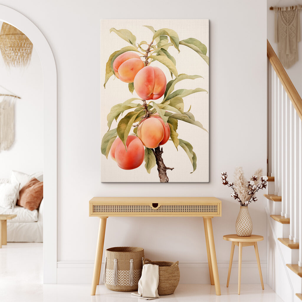 Perziken aan groene tak — interieur 2
