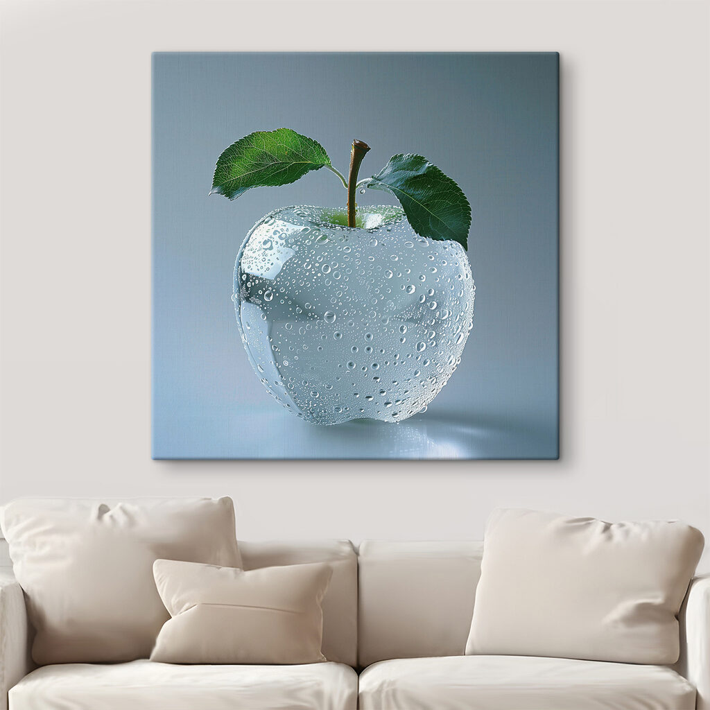 Druppels op een glasappel — interieur 1