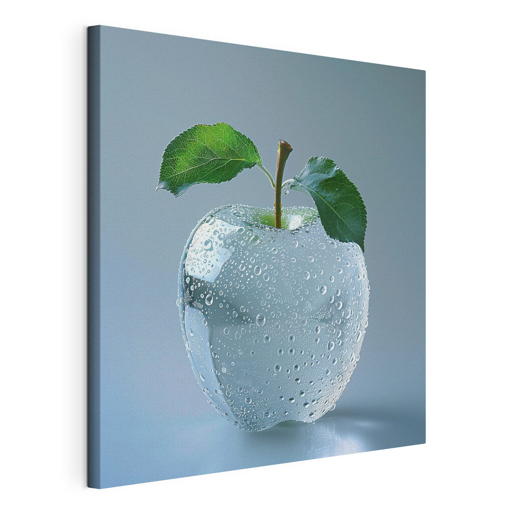 Druppels op een glasappel — productweergave