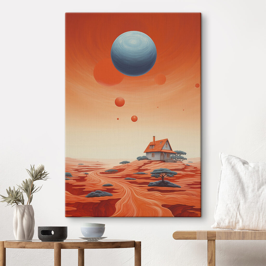 Huis onder zwevende planeten — interieur 2