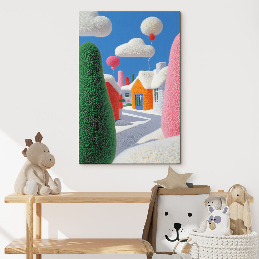 Droomstraat vol zachte vormen — interieur 3