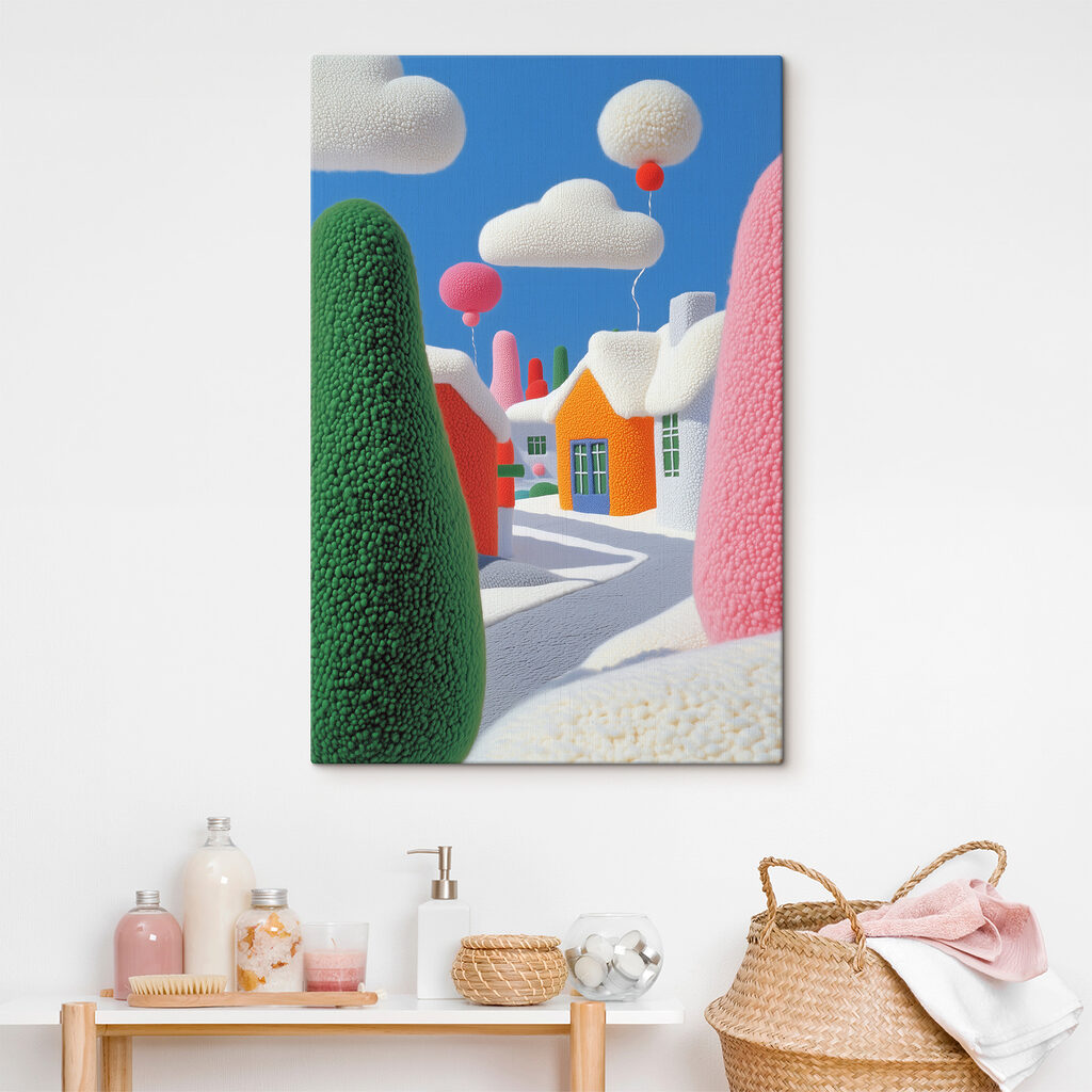Droomstraat vol zachte vormen — interieur 1