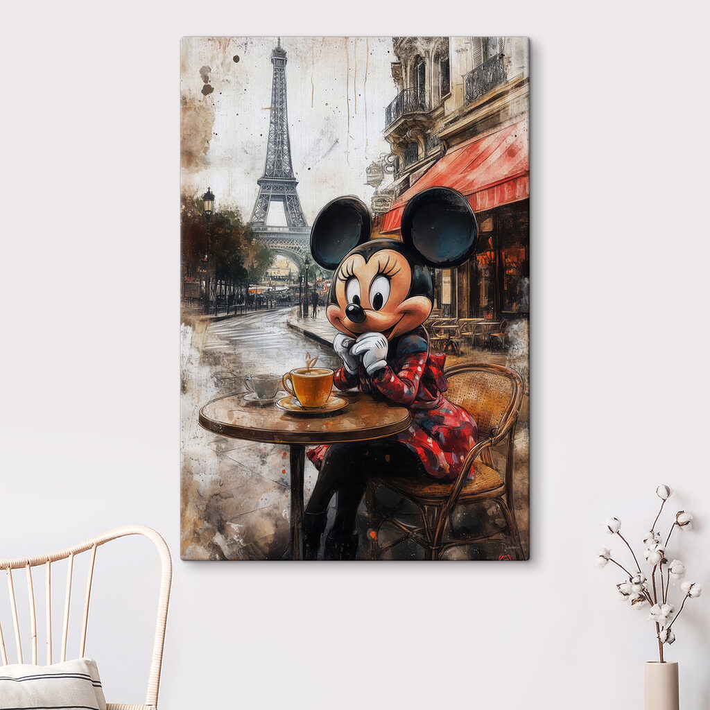Mickey bij Parijse koffie — interieur 2