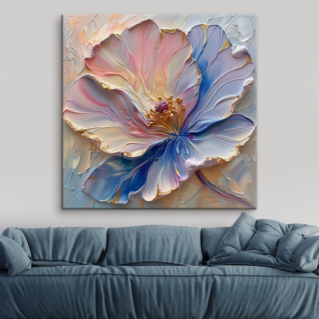Bloem met kleurrijke randen — interieur 2
