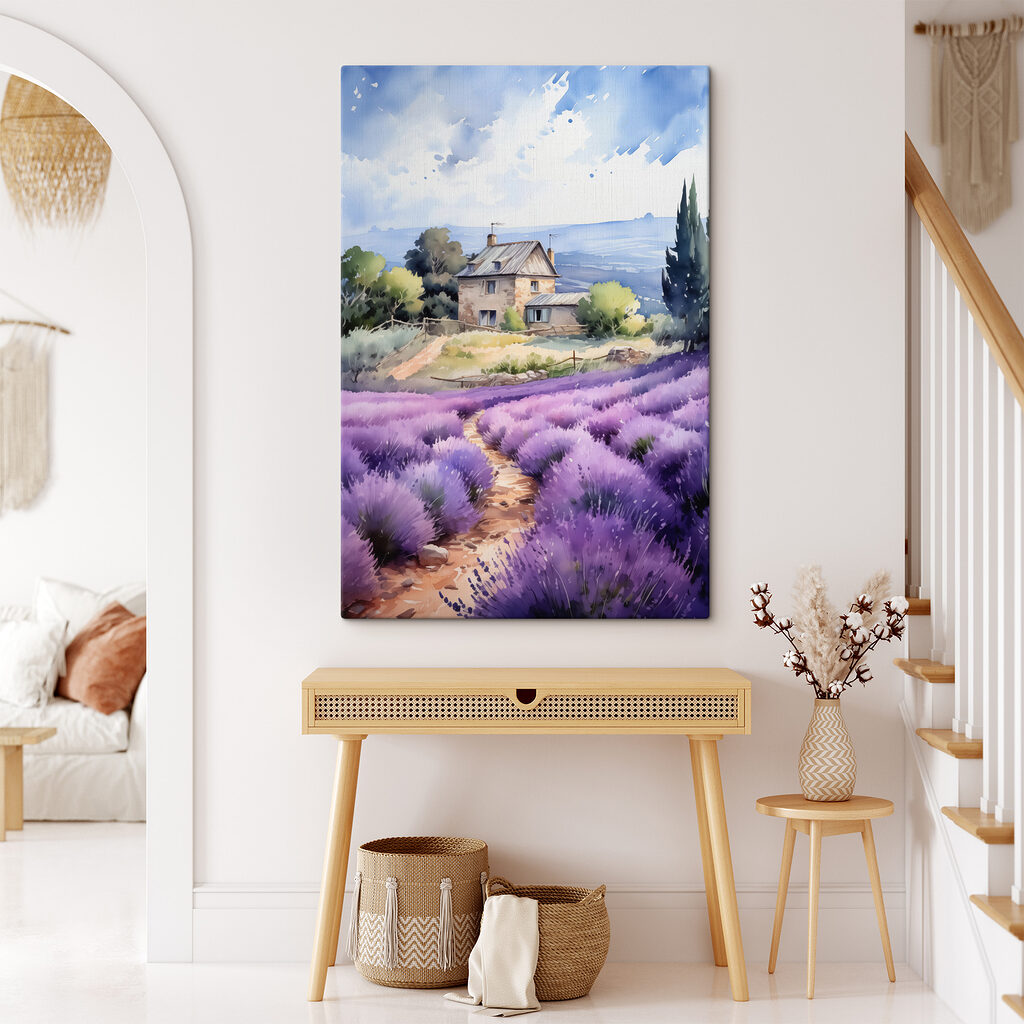 Lavendelpad naar een landhuis — interieur 2
