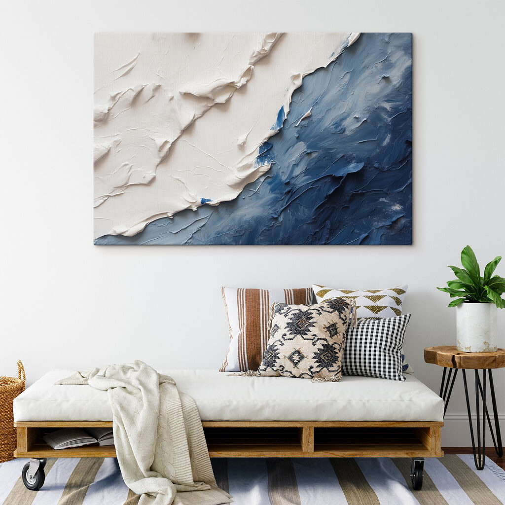 Wit schuift over diepblauw — interieur 4