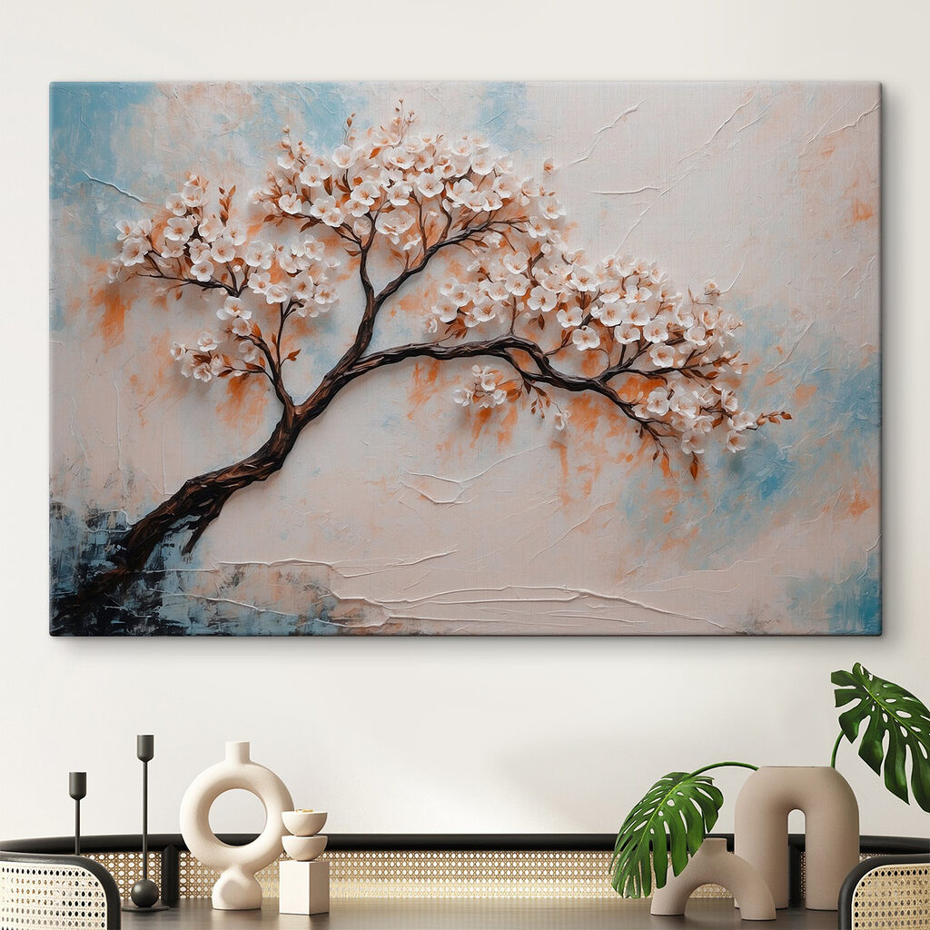 Bloesem aan gebogen tak — interieur 3