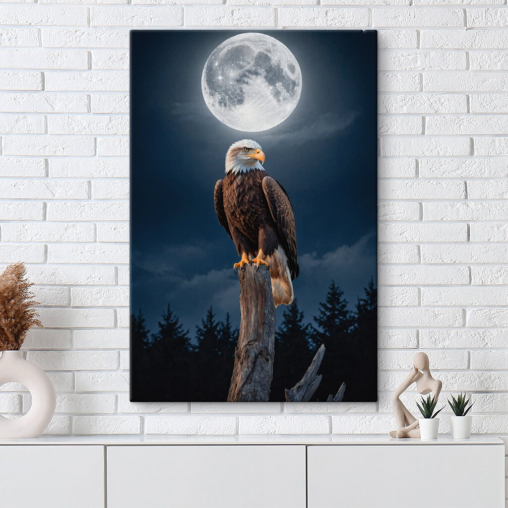 Zeearend onder volle maan — interieur 2