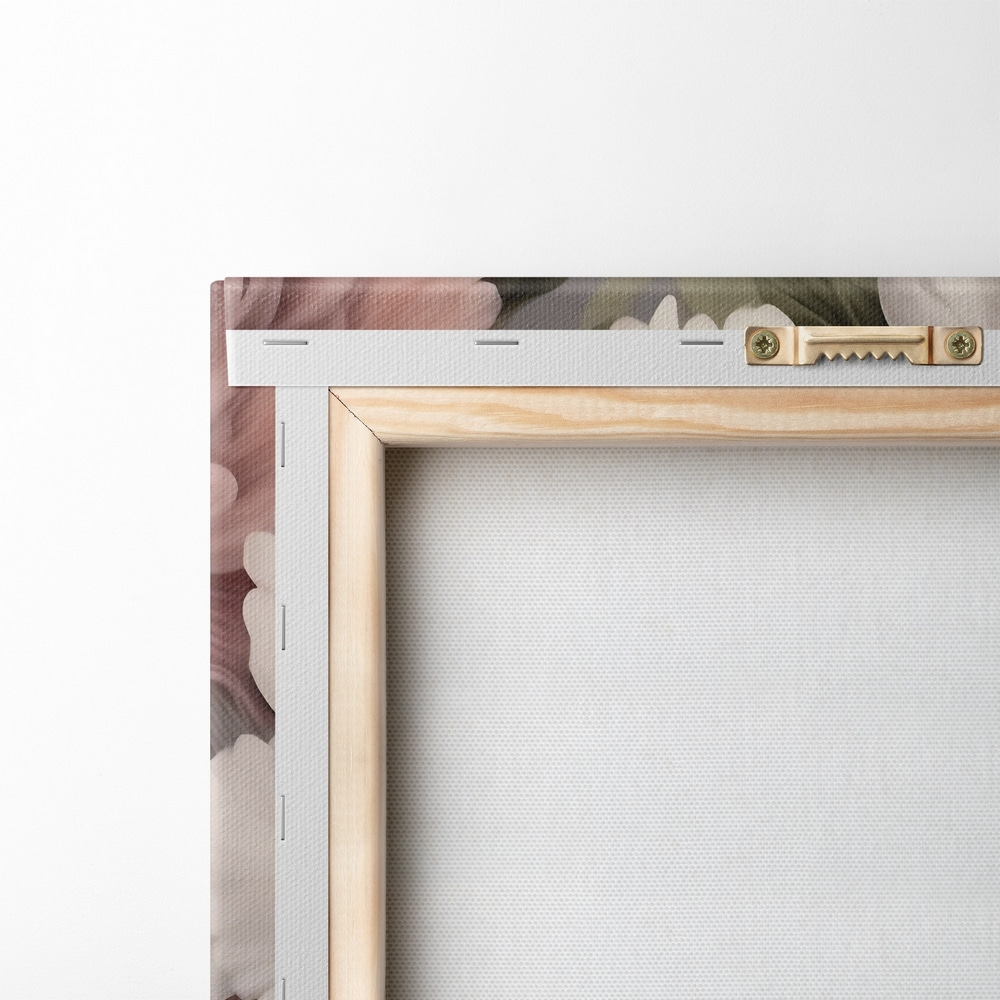Roomroze bloemen dicht bijeen — achterkant