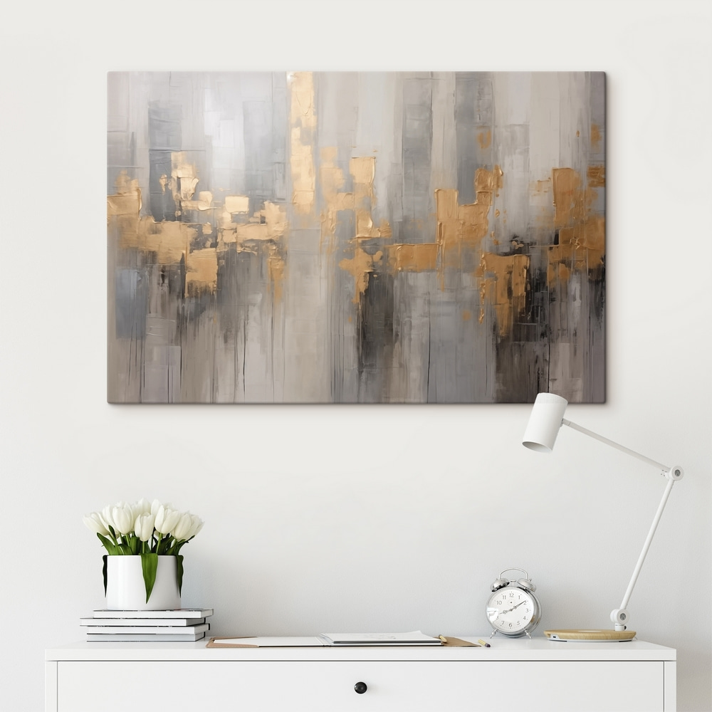 Goudkleurige vlakken in nevel — interieur 2