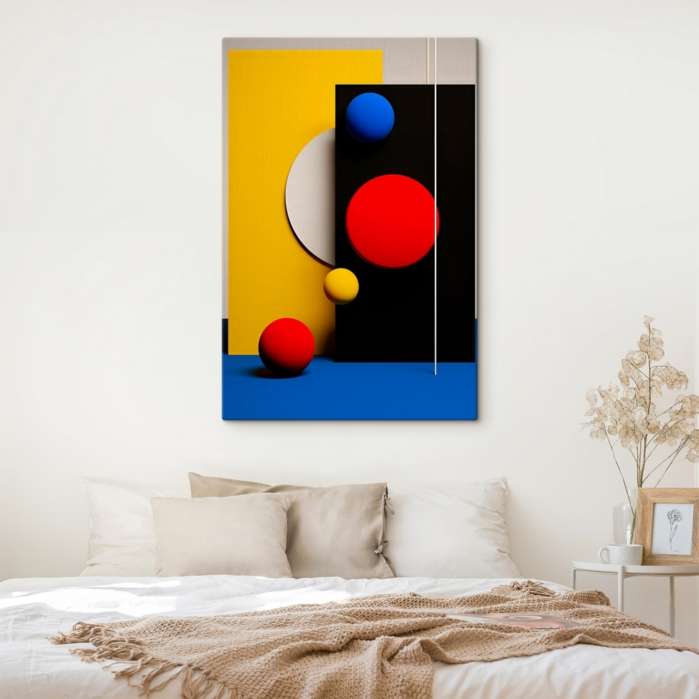 Bollen voor primaire kleurvlakken — interieur 2