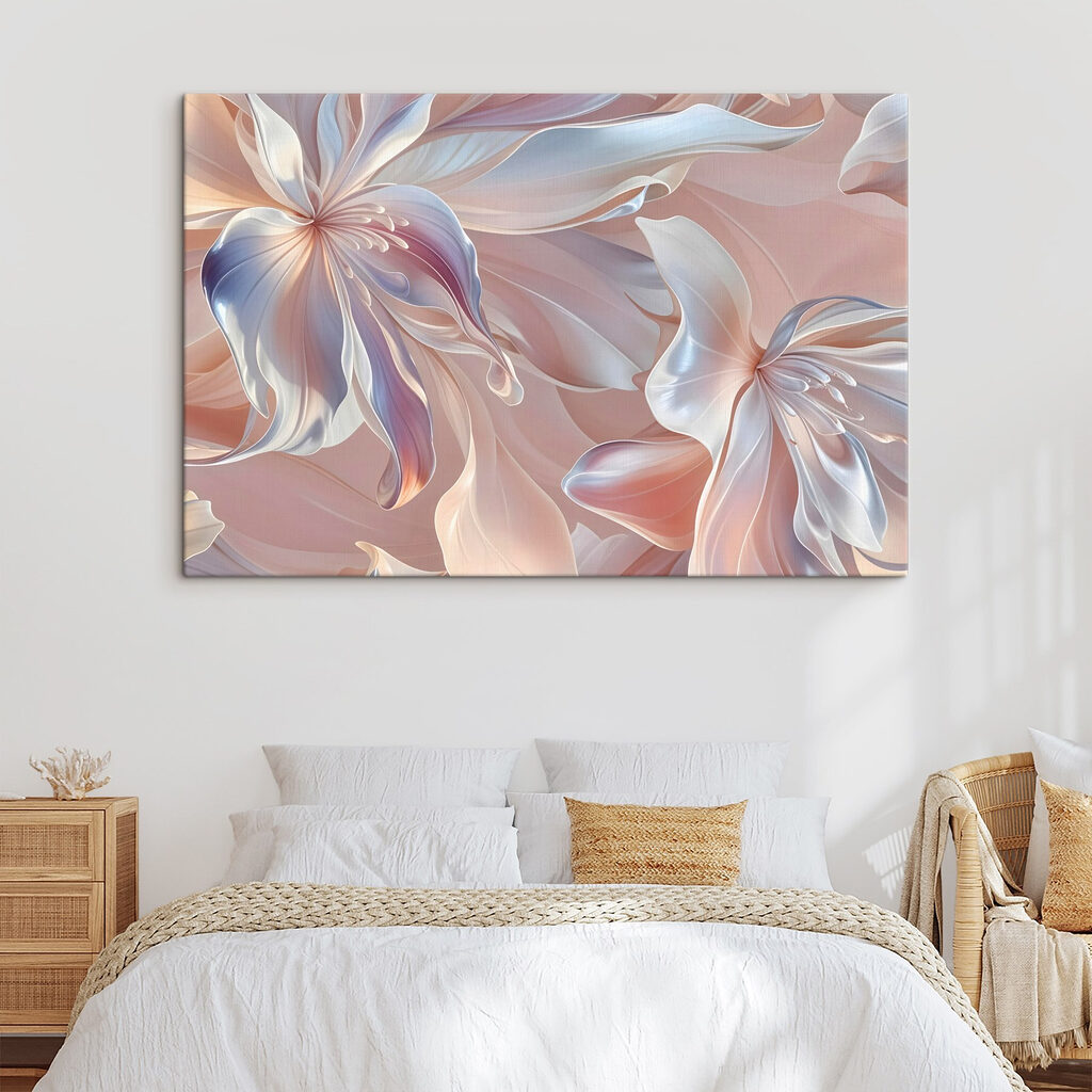 Bloemen met vloeiende blaadjes — interieur 1