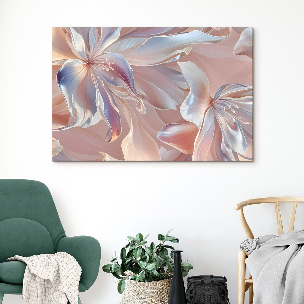 Bloemen met vloeiende blaadjes — interieur 2