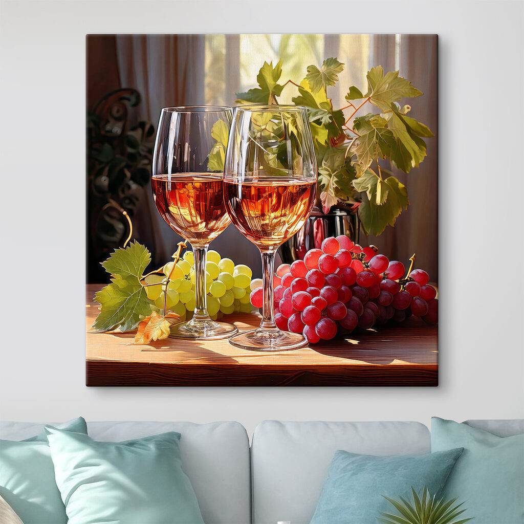 Wijn bij het raam — interieur 2