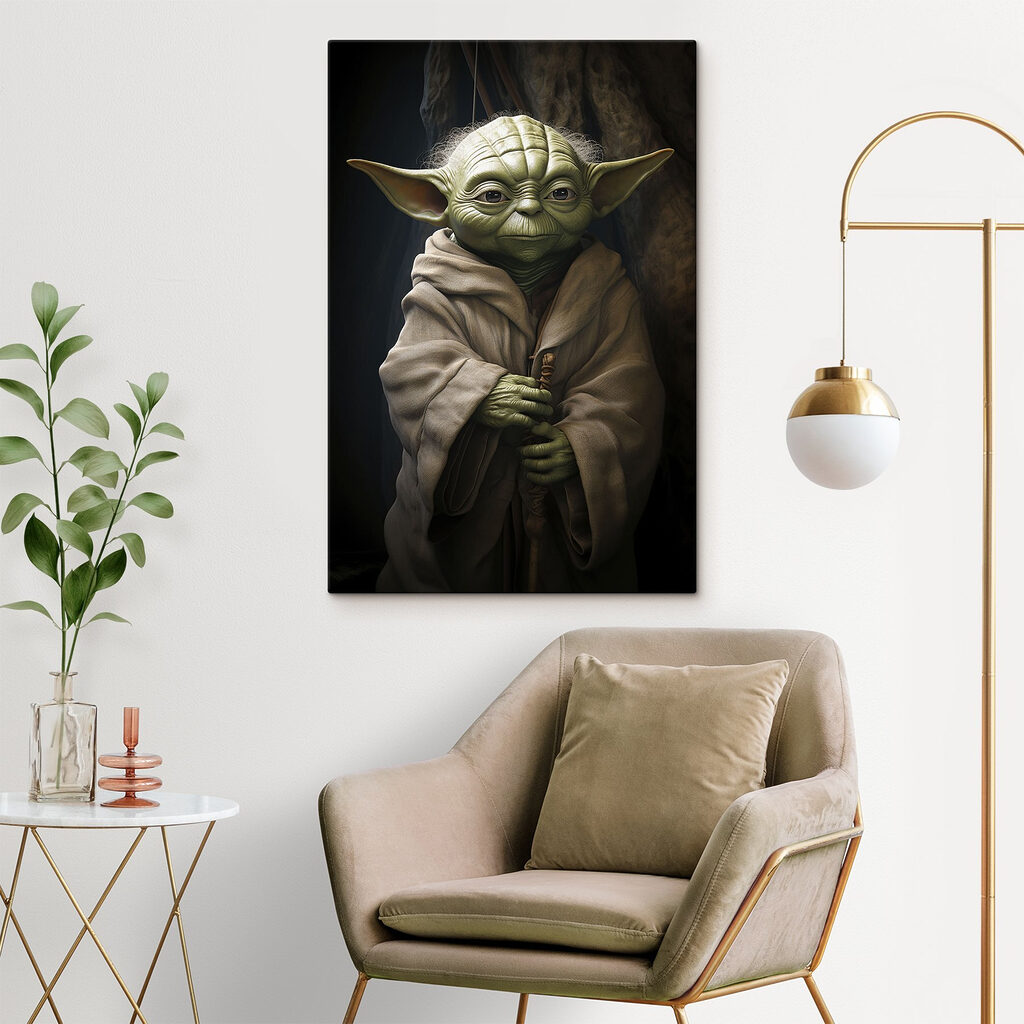 Yoda in donkere plooien — interieur 1