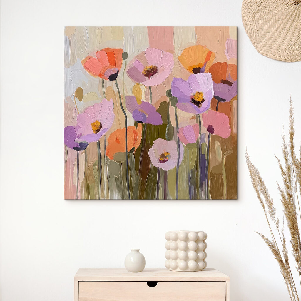 Bloemen in kleine kleurvlakken — interieur 4
