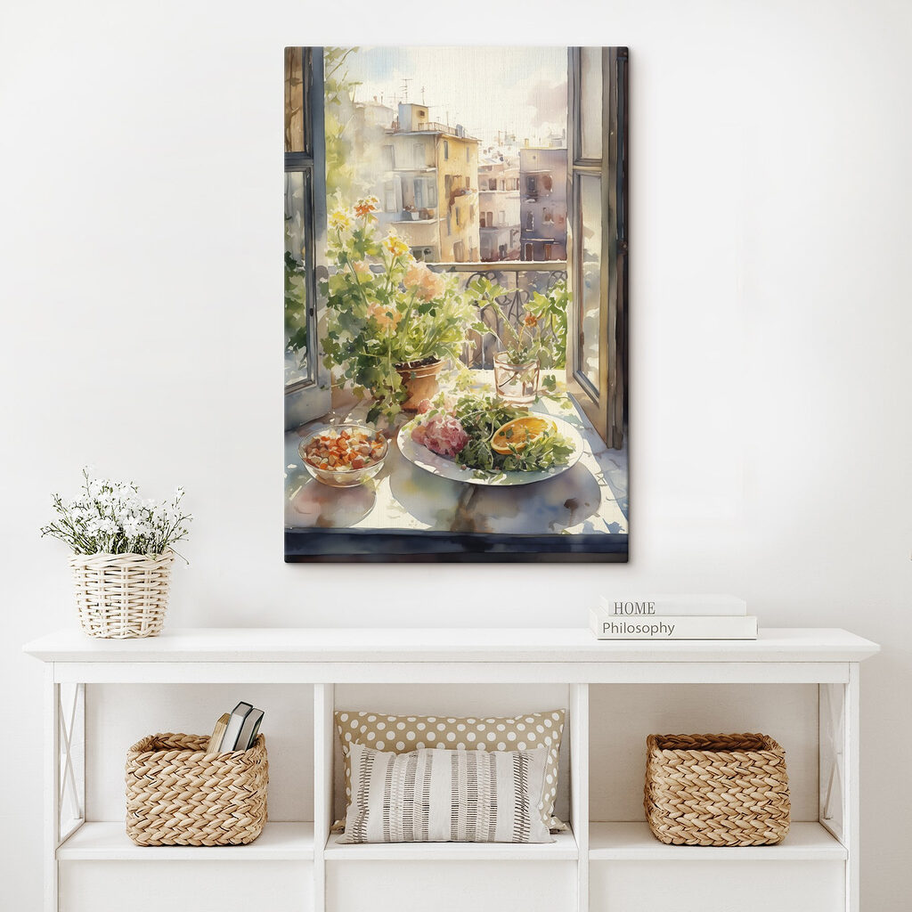 Lunch bij het balkon — interieur 2