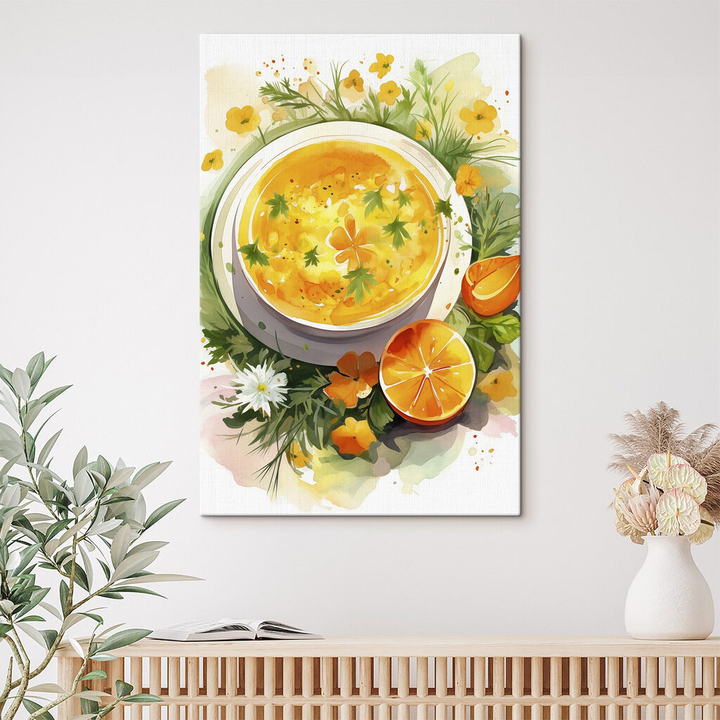 Soep tussen zonnige bloemen — interieur 1