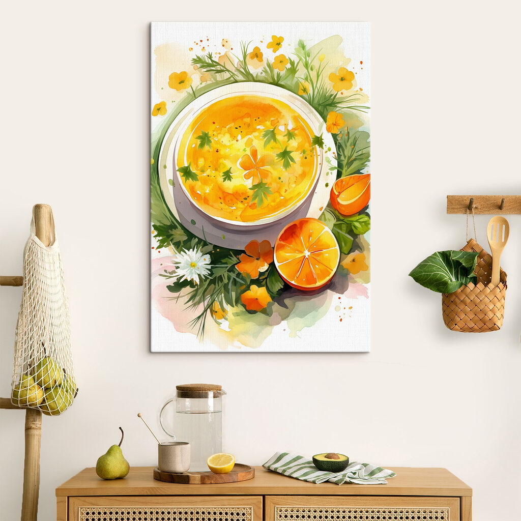Soep tussen zonnige bloemen — interieur 2