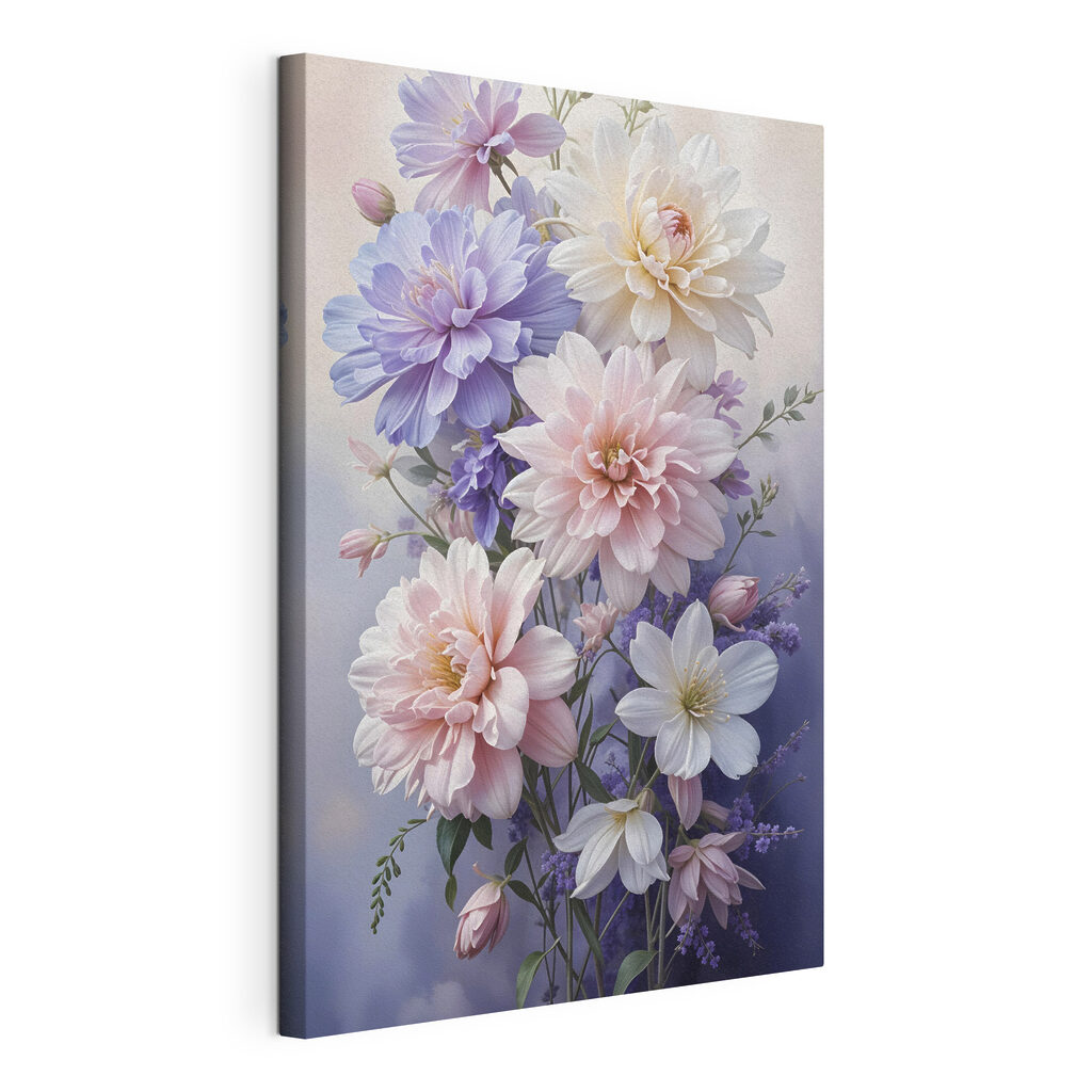 Dahlia’s in bleke pasteltinten — productweergave