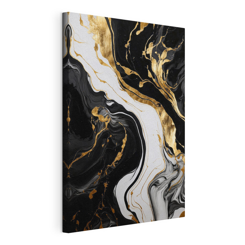 Witte stroom door zwart — productweergave