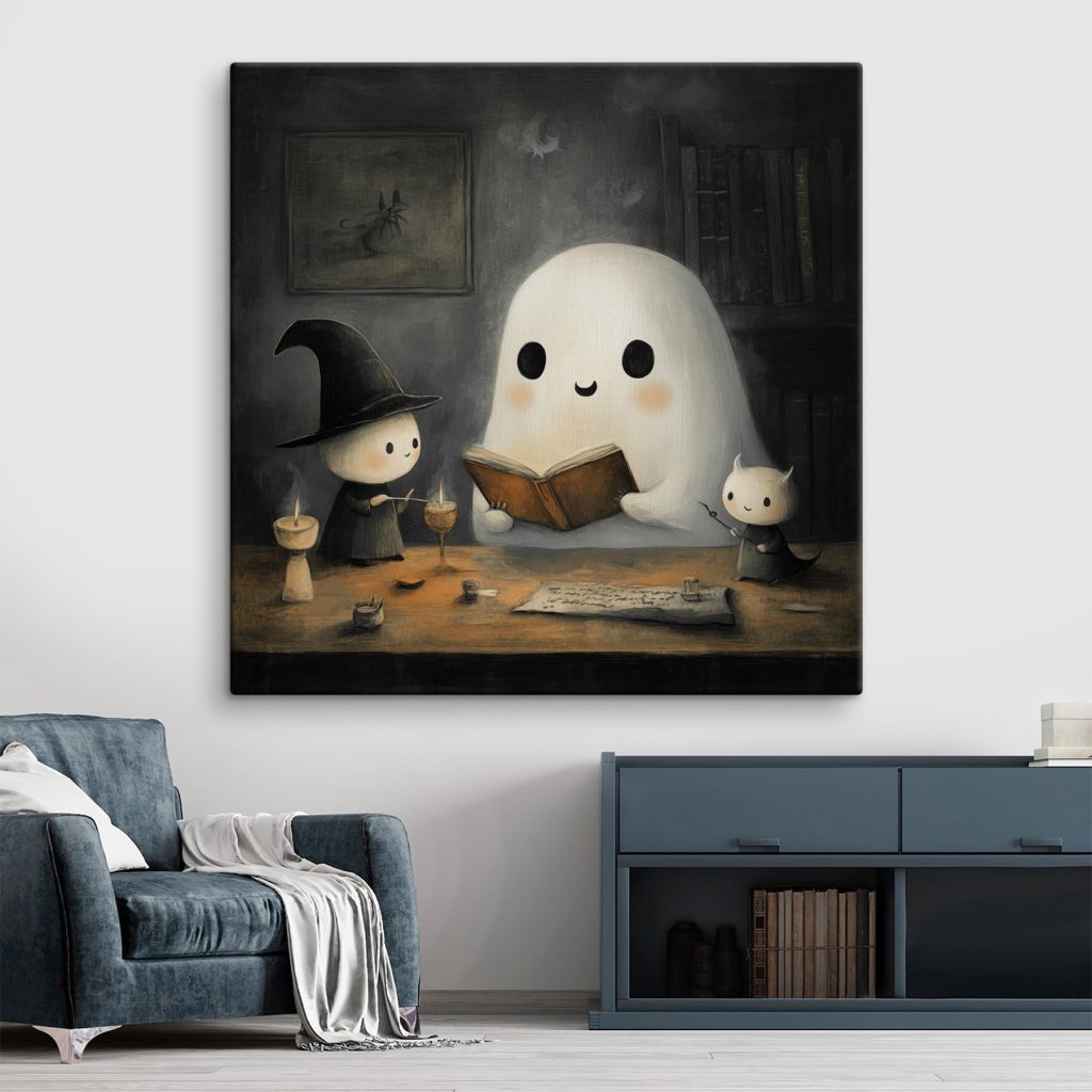 Een spookje leest voor — interieur 2