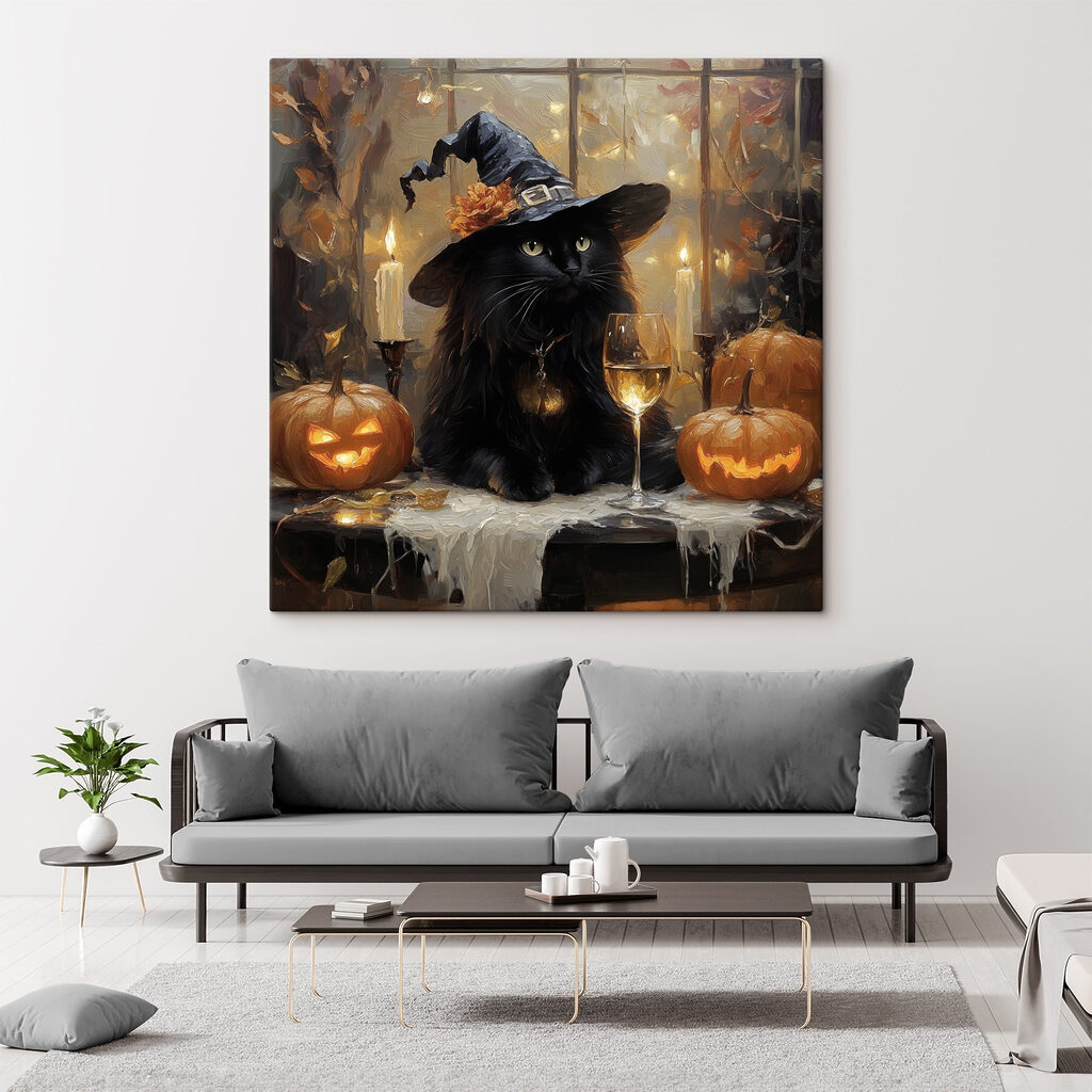 Heksenkat tussen warme pompoenen — interieur 3