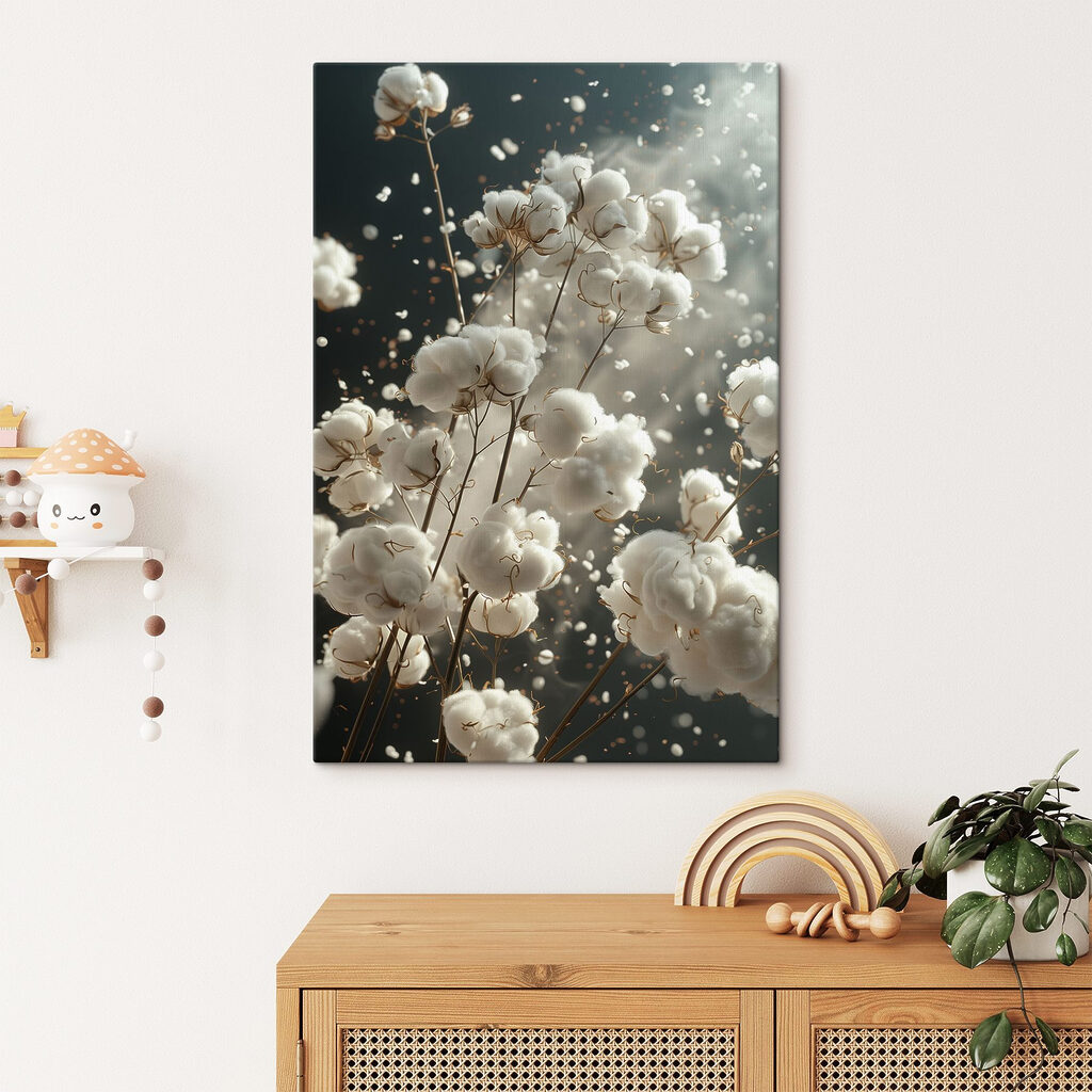 Katoenpluis in zwevend licht — interieur 2