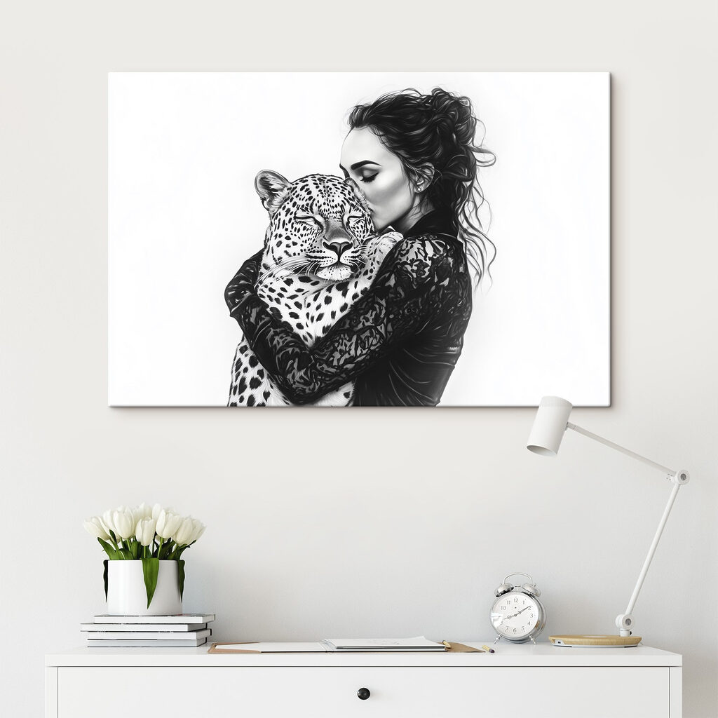 Omhelzing met een luipaard — interieur 2