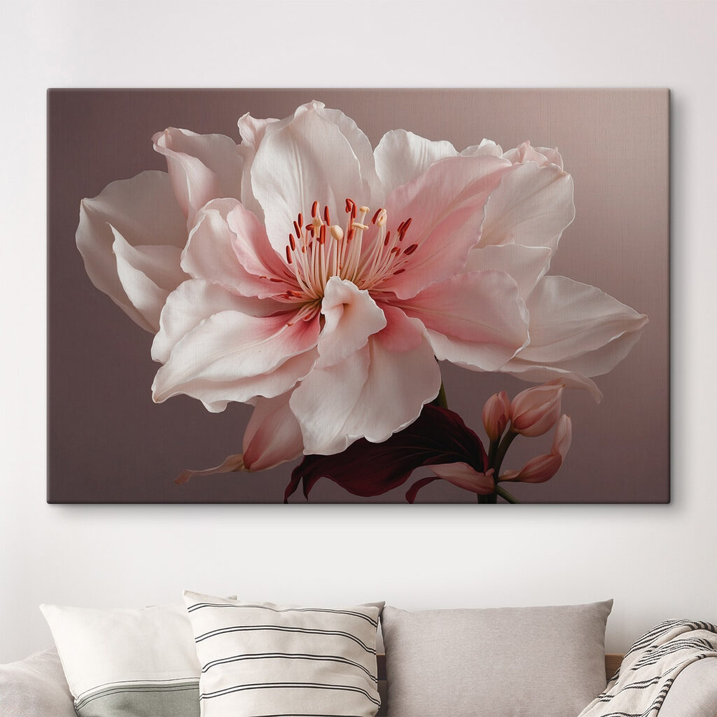 Een bloem in rozewit — interieur 1